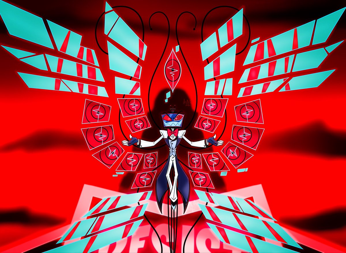 I just had to do a redraw when I saw the sneak peek for vinyl!
#HazbinHotel #HazbinHotelVox #HazbinHotelFanart