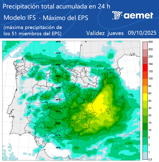 AEMET_Baleares's tweet photo. Para mañana jueves se esperan precipitaciones fuertes o muy fuertes en áreas del mar de Baleares, mar de Cabrera y en Palos.

Predicción para aguas costeras de #IllesBalears:
https://t.co/W0LsC8RBzg

Predicción de alta mar para el #Mediterráneo Occidental:
https://t.co/ObS7J9Dbab https://t.co/s5W5DnCmfd