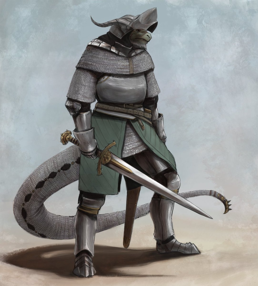 toy094's tweet photo. 竜人の騎士
Skebご依頼ありがとうございました！ https://t.co/q8OJcNX2dM