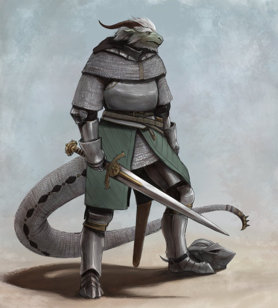 toy094's tweet photo. 竜人の騎士
Skebご依頼ありがとうございました！ https://t.co/q8OJcNX2dM