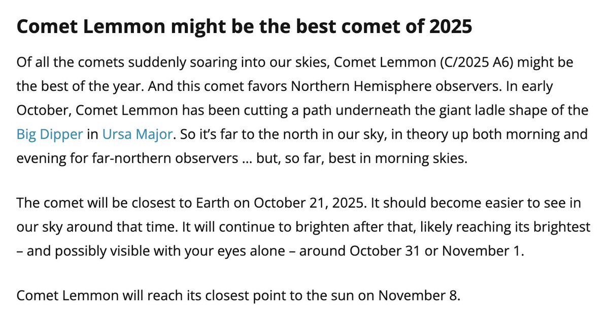 idk what you're doing on October 21, but if it doesn't involve driving out to the darkest, most remote location you can think of and stargazing all throughout the night, you're doing life incorrectly

the Orionids meteor shower AND a visible comet

how could you miss this??