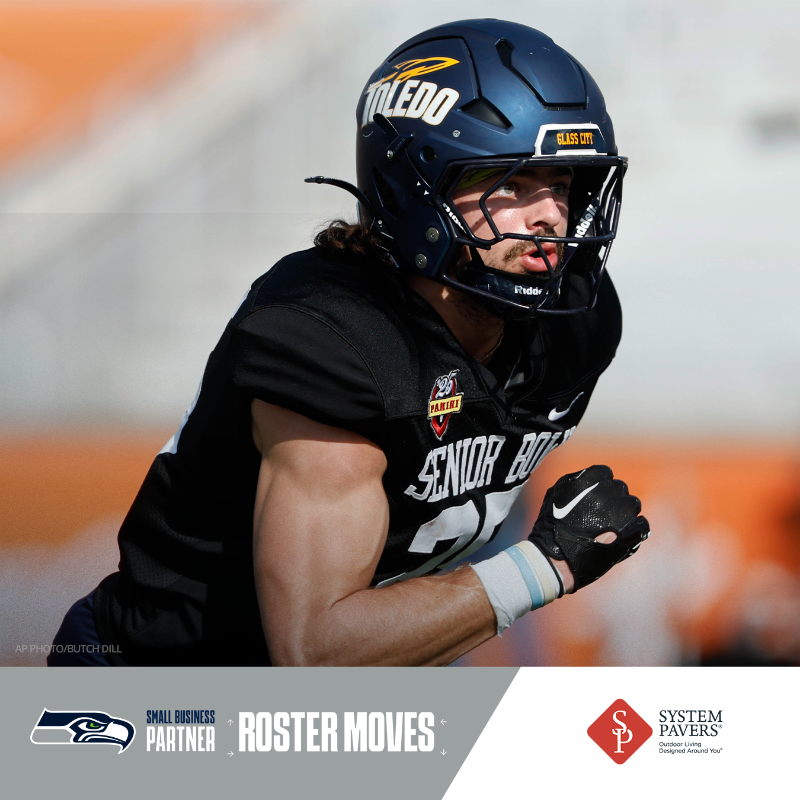 Seahawks's tweet photo. We've signed S Maxen Hook to the practice squad.

Presented by System Pavers
