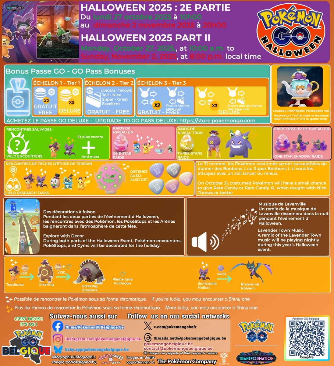 #pokemongobelgium #pokemon #pokemongo #talesoftransformation
#pokemongoapp #pokemongoappfr
#pokemongofr #pokemonfr #PokémonGoBelgique #niantic #Scopely #ポケモンGO #Halloween