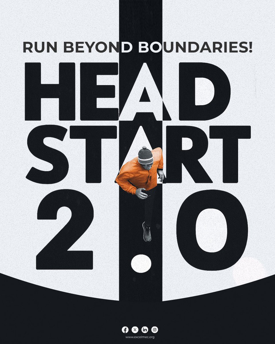 excelmec's tweet photo. Excel presents HeadStart 2.0, a marathon and walkathon that celebrates endurance, unity and the joy of shared strength. From runners chasing milestones to specially abled hearts joining the stride, every moment is a story of courage and compassion.

https://t.co/gWNZp5sMeW https://t.co/2wHP1svbzb