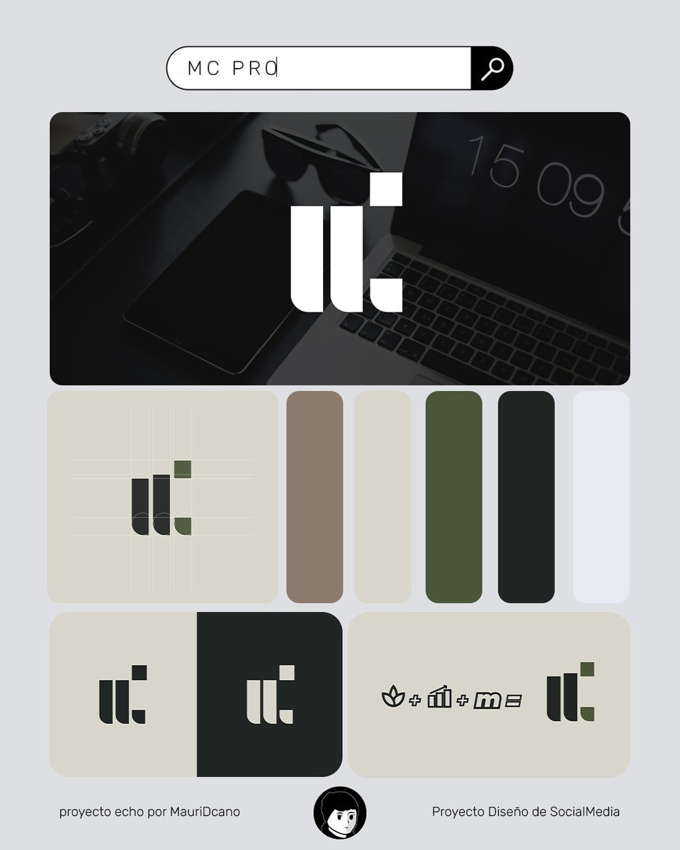 MauriDcano's tweet photo. Hola, aquí les comparto uno de los últimos proyectos de branding en los que estuve trabajando.  de la mano de mcpro definimos la esencia de la marca a una minimalista y autentica https://t.co/cXqo7wOWva