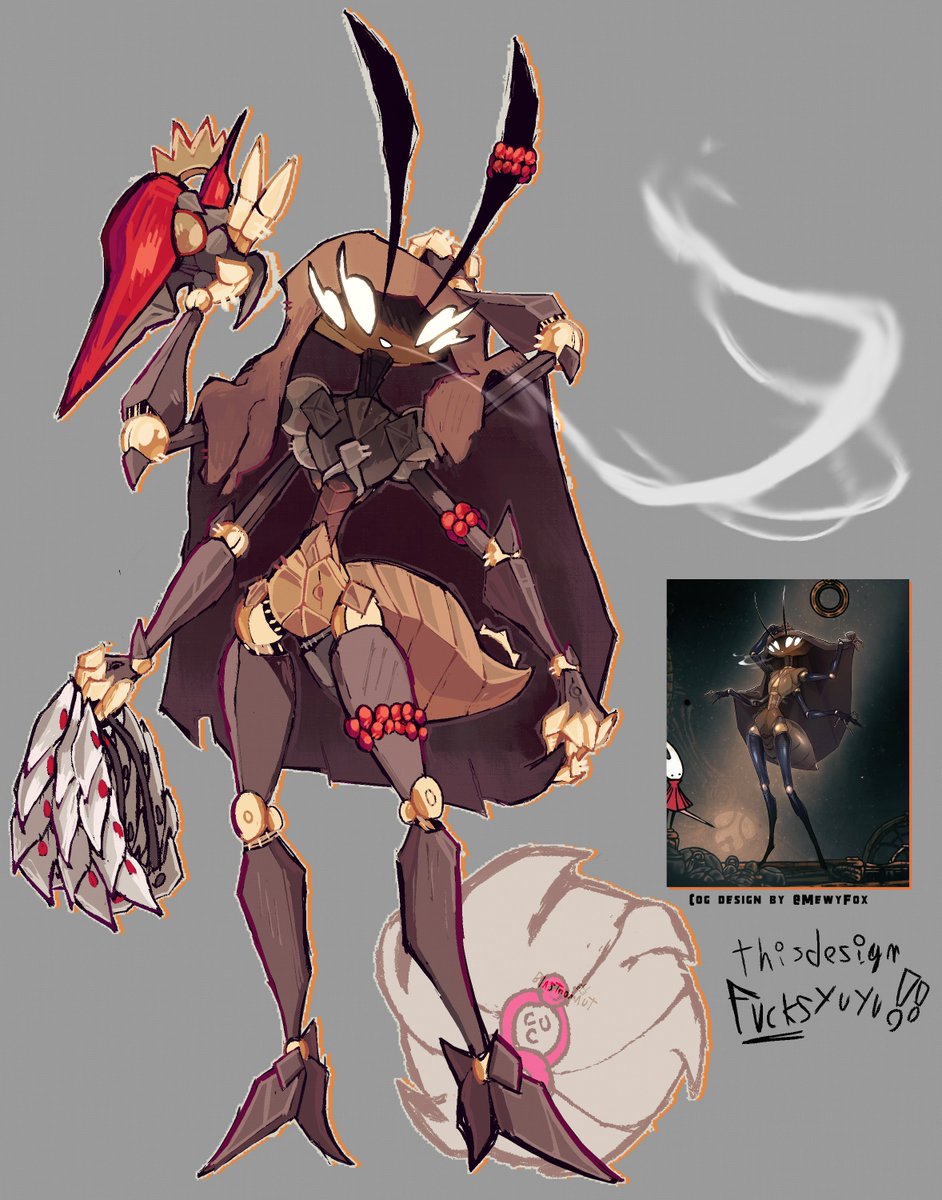 blastronau's tweet image. Twelfth architech 
OG design by @MewyFox !
#Silksong