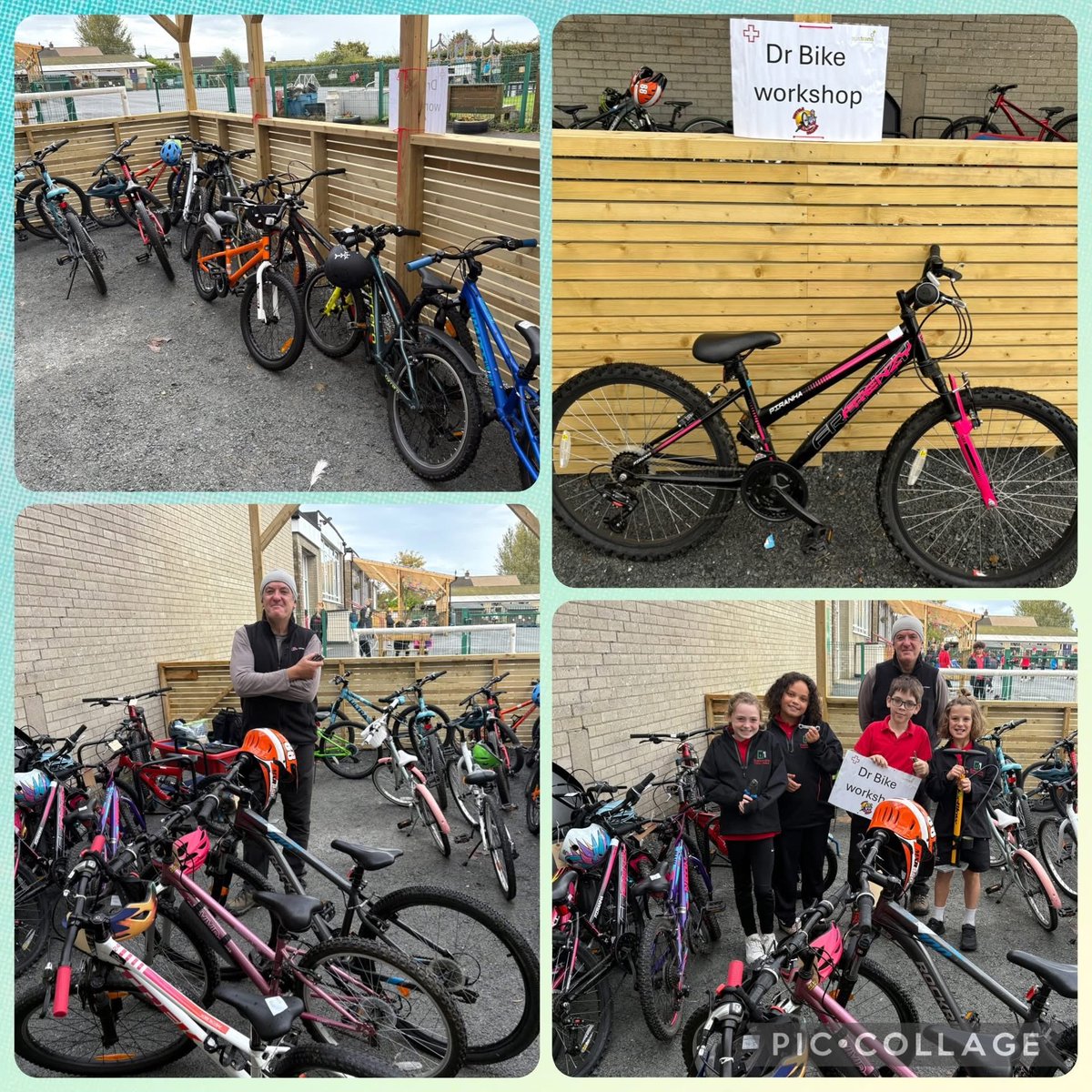 🚲 Dr Bike 🚲 
Last week, we had a special visitor!! Tom, from the ⁦⁦<a href="/WalkWheelCycleT/">Walk Wheel Cycle Trust</a>⁩ Trust came to run the ‘Dr Bike workshop’. He spent the day giving our bikes a service, checking brakes, tyres and chains so we can ride safely and with confidence. Thanks Tom ⭐️