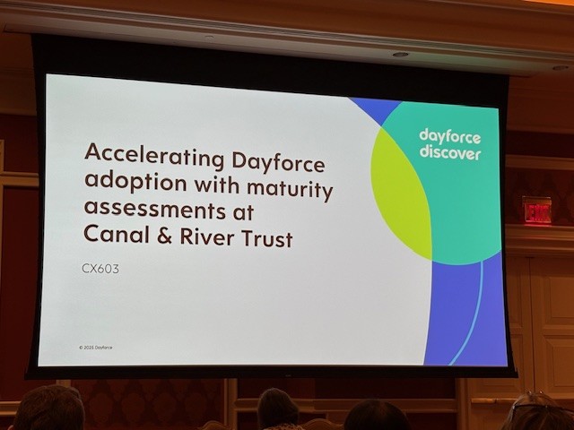 _Lavasource's tweet image. We&apos;re live at #DayforceDiscovery! Our @faisal_hawa in discussion with @CanalRiverTrust about their recent maturity assessment and HCM Transformation.   #Lavasource #Technology #Consulting #Payroll #HR @WynnLasVegas