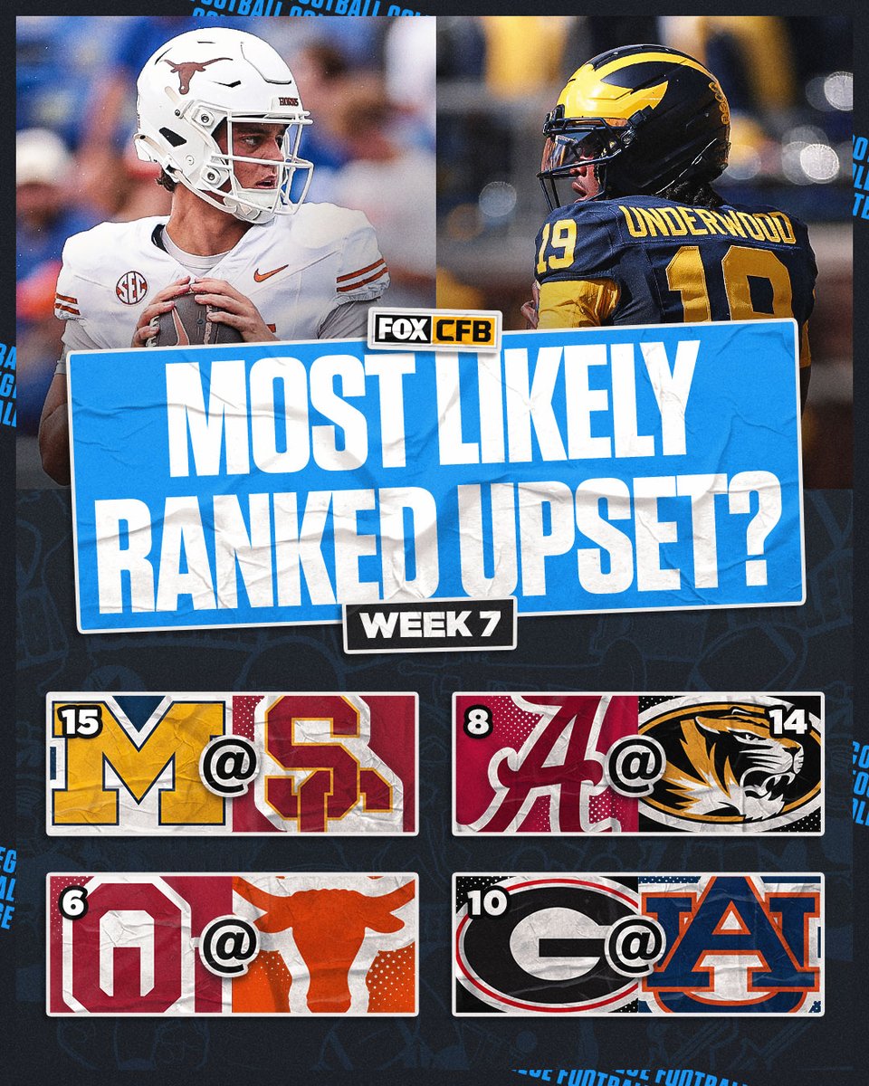 CFBONFOX's tweet photo. Who ya got this weekend? 🍿👀 https://t.co/zpTMAc0YRX