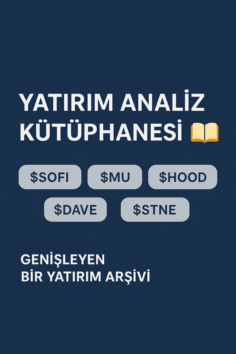 rzayev7895's tweet photo. 🚨Duyuru! 🚨

Şimdiye kadar detaylıca incelediğim tüm hisselerin analizlerini ve yatırımcılıkla ilgili paylaşımlarımı öne çıkanlara ekledim!

🔍 $CEG, $PWR, $VST, $NBIS, $PWR, $CRWV, $INTR, $SOFI, $DAVE, $MU, $HOOD, $ODD, $STNE ve diğerleri…

Faiz politikalarının etkilerinden bilanço analizlerine, portföy yönetimi ve yatırım psikolojisinden fırsat/risk dengesine kadar tüm notlarım artık tek yerde!

💡 Zamanla bunu büyük bir kütüphaneye dönüştürmeyi planlıyorum — analizler, rehberler, kontrol listeleri ve strateji notlarıyla yatırımcılar için referans bir kaynak olacak.

Hisselere dair kendi stratejinizi oluştururken ilham almak için mutlaka göz atın.

⚠️ Not: Bu analizler yatırım tavsiyesi değildir.

#Yatırım #HisseAnalizi #Borsa #Finans #Yatırımcı #Ekonomi #stocks