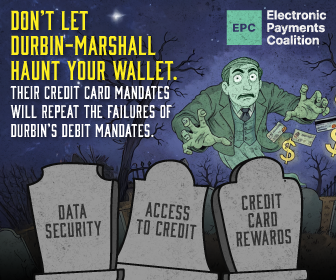 14 years ago, the Durbin Amendment promised consumers lower prices.

Instead, it delivered HIGHER costs, MORE fraud attempts, and ELIMINATED debit rewards.

Now Congress is considering extending this nightmare to credit cards.

electronicpaymentscoalition.org/2025/10/08/a-h…