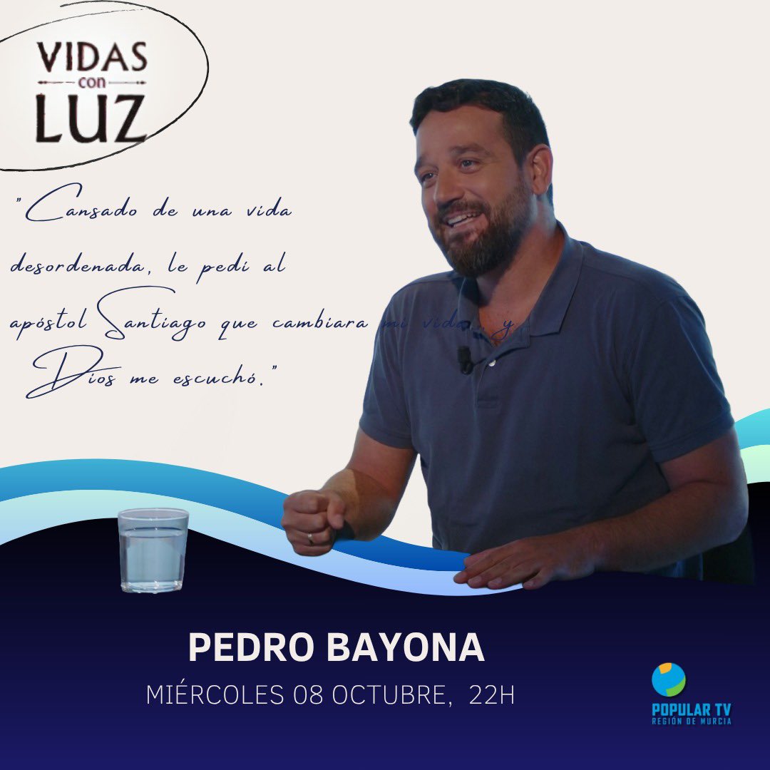 🚔✨ De policía a padre de siete hijos, su vida es un testimonio de fe, amor y confianza en Dios.

🙏🏻 Pedro Bayona ha descubierto que, incluso en medio del peligro y del desorden, Dios siempre provee.

💬 Esta noche comparte su historia en Vidas con Luz, con <a href="/LuisEPascual/">Luis Emilio Pascual</a> 

🕙 A