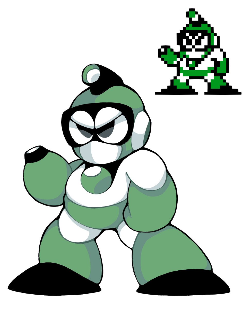 Pikaeevee13's tweet image. #megaman