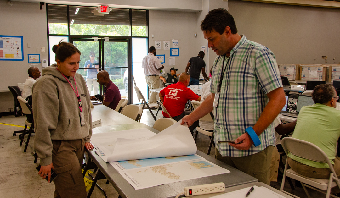 femaregion2's tweet photo. FEMA & our federal partners continue to monitor TS #Jerry and potential impacts to Puerto Rico and the U.S. Virgin Islands. We've pre-staged 300+ personnel— together we stand ready to support the governments of PR and USVI as they lead efforts to prepare & respond to this storm. https://t.co/VVBquUuM8C