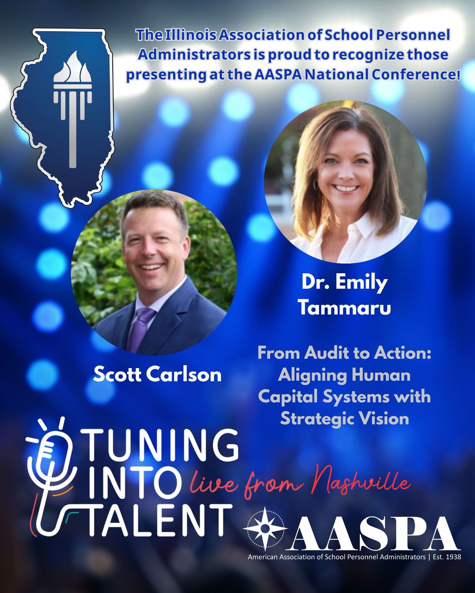 _IASPA_'s tweet image. 👍 Leaders share their journey.  🔥  At this year&apos;s AASPA 87th Annual National Conference, over 20 Illinois leaders are presenting and sharing their stories with professionals from across the nation.  #ILHRLeaders #TuningIntoTalent #K12Talent