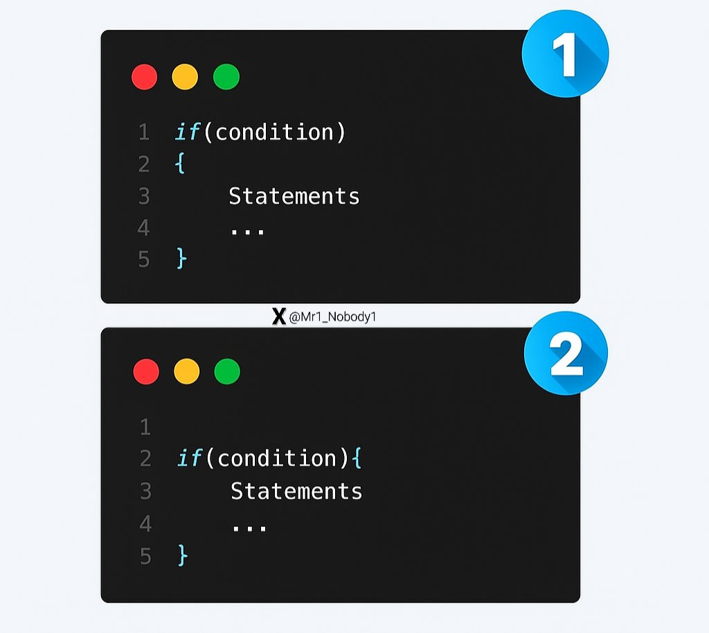 Mr1_Nobody1's tweet image. There are two types of programmers, which one are you?