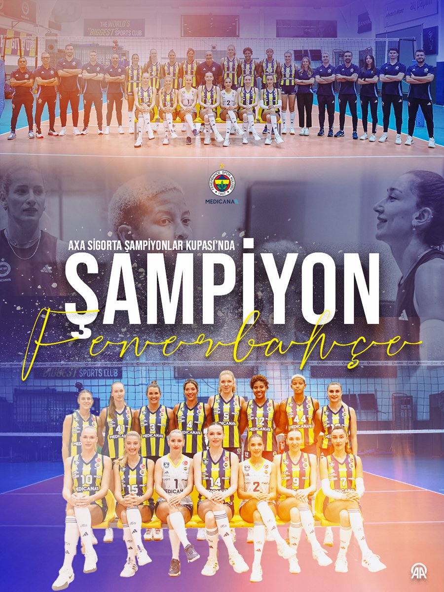 12 Numara 🇹🇷 (@12numaraorg) on Twitter photo #SONDAKİKA
FENERBAHÇE MEDICANA, MUHTEŞEM BİR GERİ DÖNÜŞ İLE VAKIFBANK'I 3-2 MAĞLUP EDEREK ŞAMPİYONLAR KUPASI'NI KAZANIYOR! 
TEBRİKLER! <a href="/FBvoleybol/">Fenerbahçe Medicana</a> 💛💙 #SONDAKİKA
FENERBAHÇE MEDICANA, MUHTEŞEM BİR GERİ DÖNÜŞ İLE VAKIFBANK'I 3-2 MAĞLUP EDEREK ŞAMPİYONLAR KUPASI'NI KAZANIYOR! 
TEBRİKLER! <a href="/FBvoleybol/">Fenerbahçe Medicana</a> 💛💙
