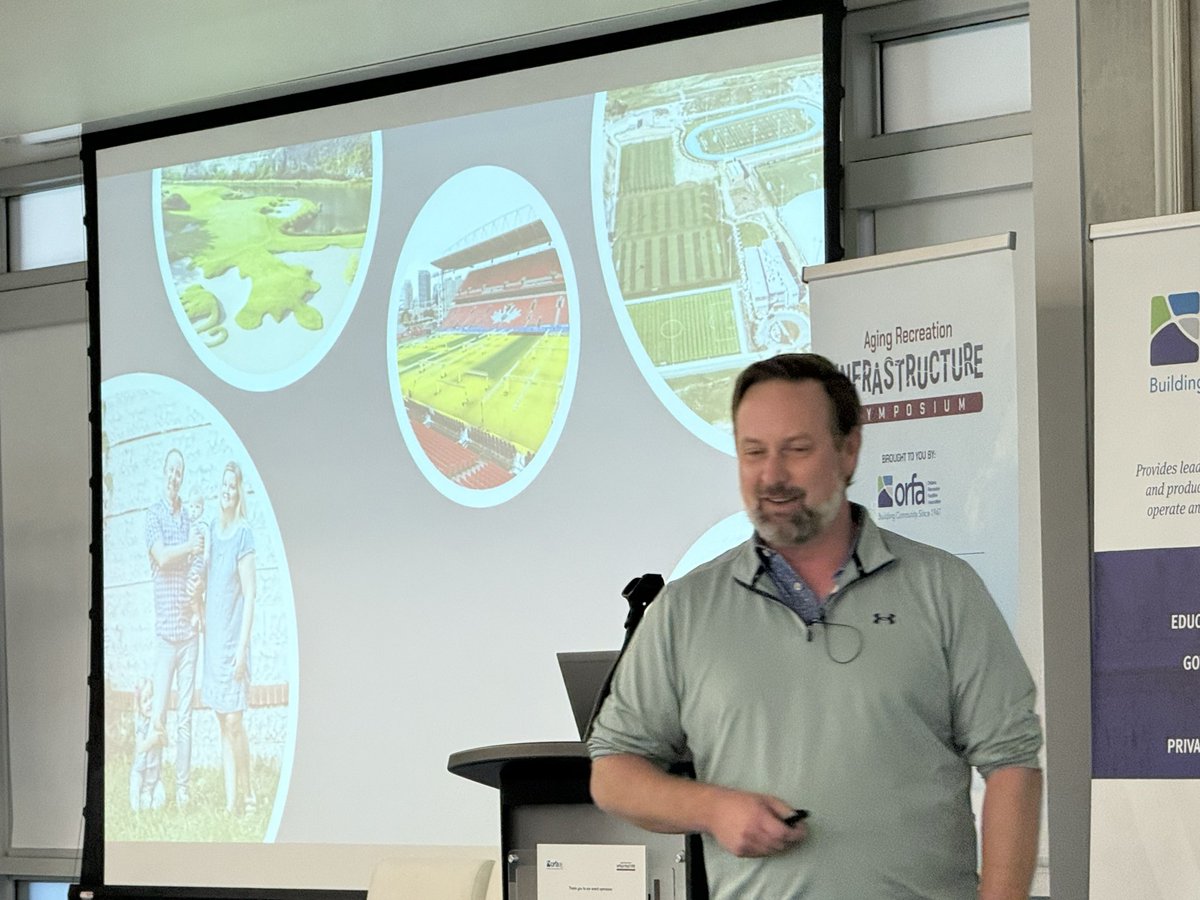 Special thanks to Robert Heggie at MLSE BMO Field, Grounds Manager for his closing keynote at the <a href="/ORFAInc/">ORFA</a> Aging Recreation Infrastructure Symposium. #ARIS2025