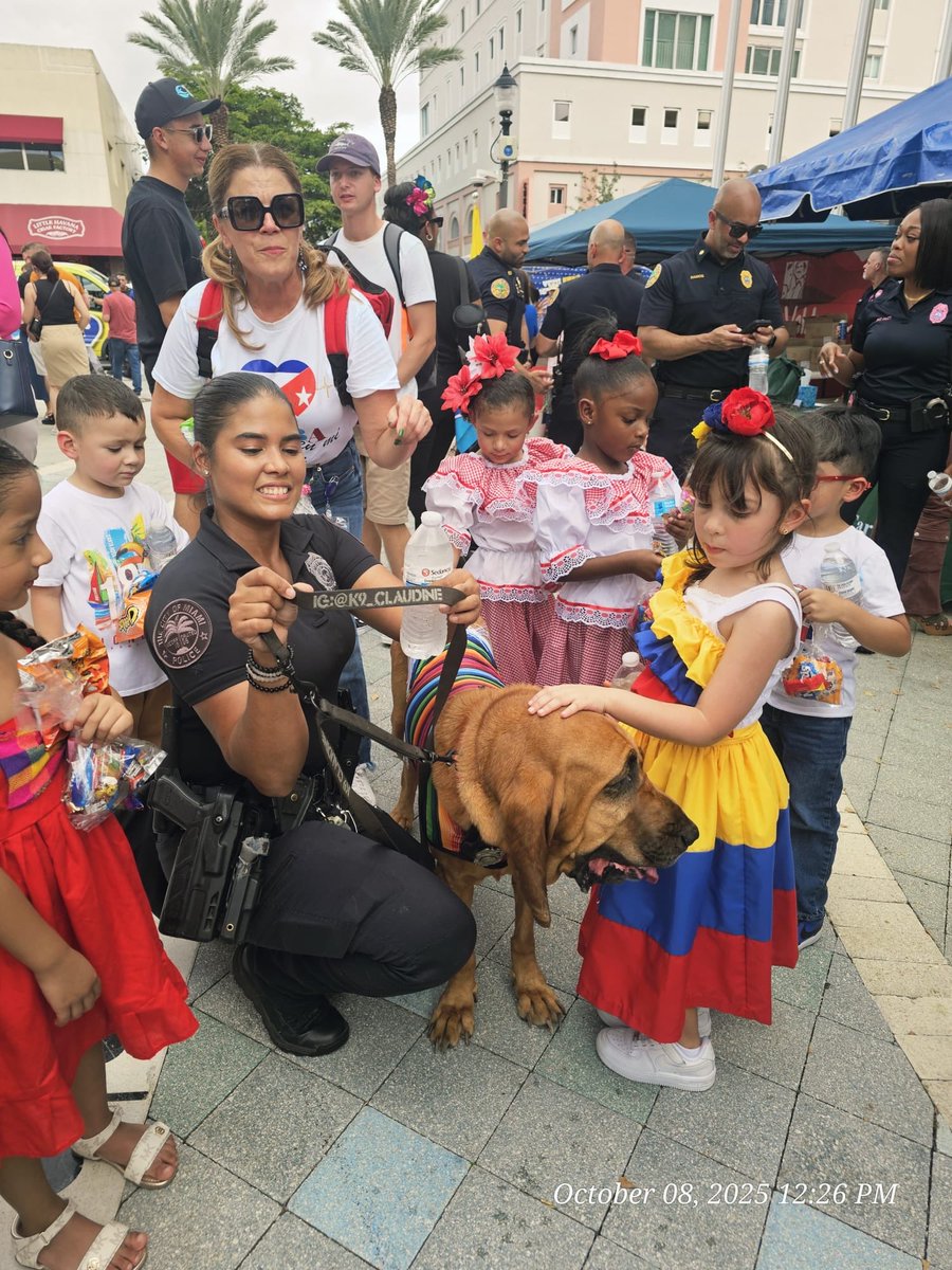 What an incredible day at Domino Park! Our Hispanic Heritage Celebration wrapped up with a vibrant community spirit.

A heartfelt thank you to all the vendors, our officers, &amp; everyone who came out to celebrate culture, unity, &amp; tradition with us. ¡Gracias, Miami! 🇺🇸🇨🇺🇩🇴🇨🇴🇵🇷🇲🇽