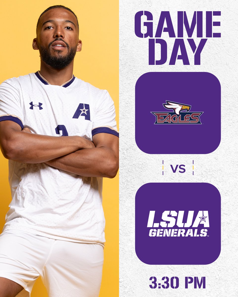It's GAME DAY! We take on Texas A&amp;M-Texarkana in another RRAC match at 3:30 PM from the Generals Soccer Field!

Live Stats: lsuagenerals.com/sidearmstats/m…

Watch: youtube.com/@lsuaathletics