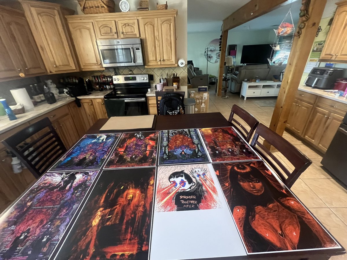 If every Ritual were printed it would cover  50,305 Sq Feet. 

An acre of land is 43,560 Sq Feet. 

It gives me quite the mental image thinking of that. 

With every print I get a profound sense of wonder with all the work I put into this set. The sheer magnitude of it all, I’m