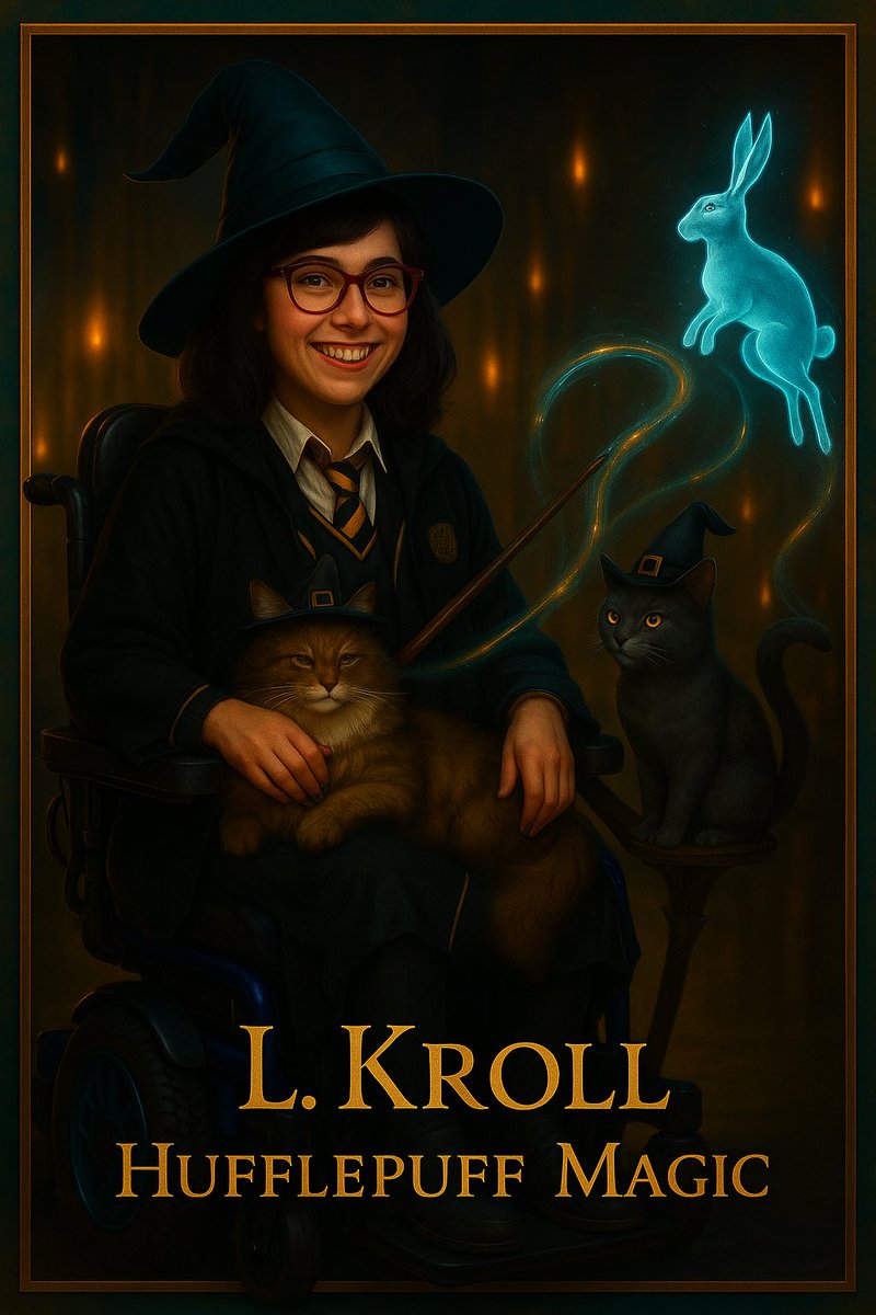 lauralugrassi's tweet photo. Hey @jk_rowling I do art verbally through AI and here are some of the Harry Potter stuff I did I thought you would like. https://t.co/gBoDATXnVY