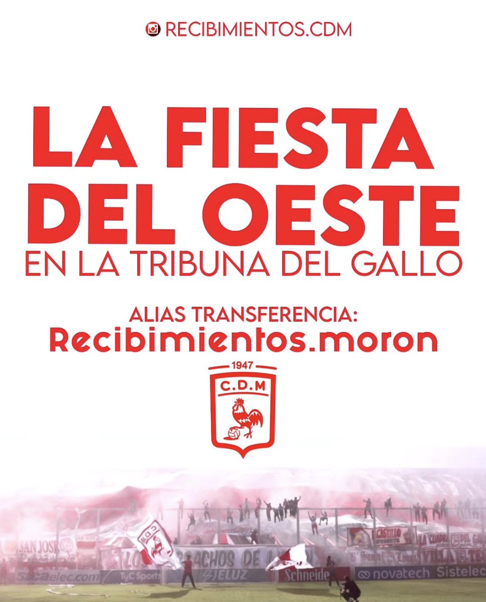 𝗟𝗔 𝗙𝗜𝗘𝗦𝗧𝗔 𝗘𝗦 𝗗𝗘𝗟 𝗚𝗔𝗟𝗟𝗢

Ahora el partido lo jugamos nosotros.
Alias: recibimientos.moron 

Aporta lo que puedas o ayuda con la difusión. La fiesta la hacemos nosotros 👊🏻
