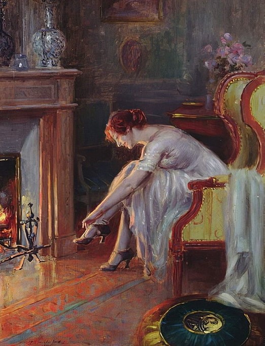 Delphin Enjolras - After the Party
#paintings #art
Delphin Enjolras (1857–1945) was a French academic painter. Enjolras painted portraits, nudes, interiors, and used mostly watercolours, oil, and pastels. He is best known for his intimate portraits of young women.