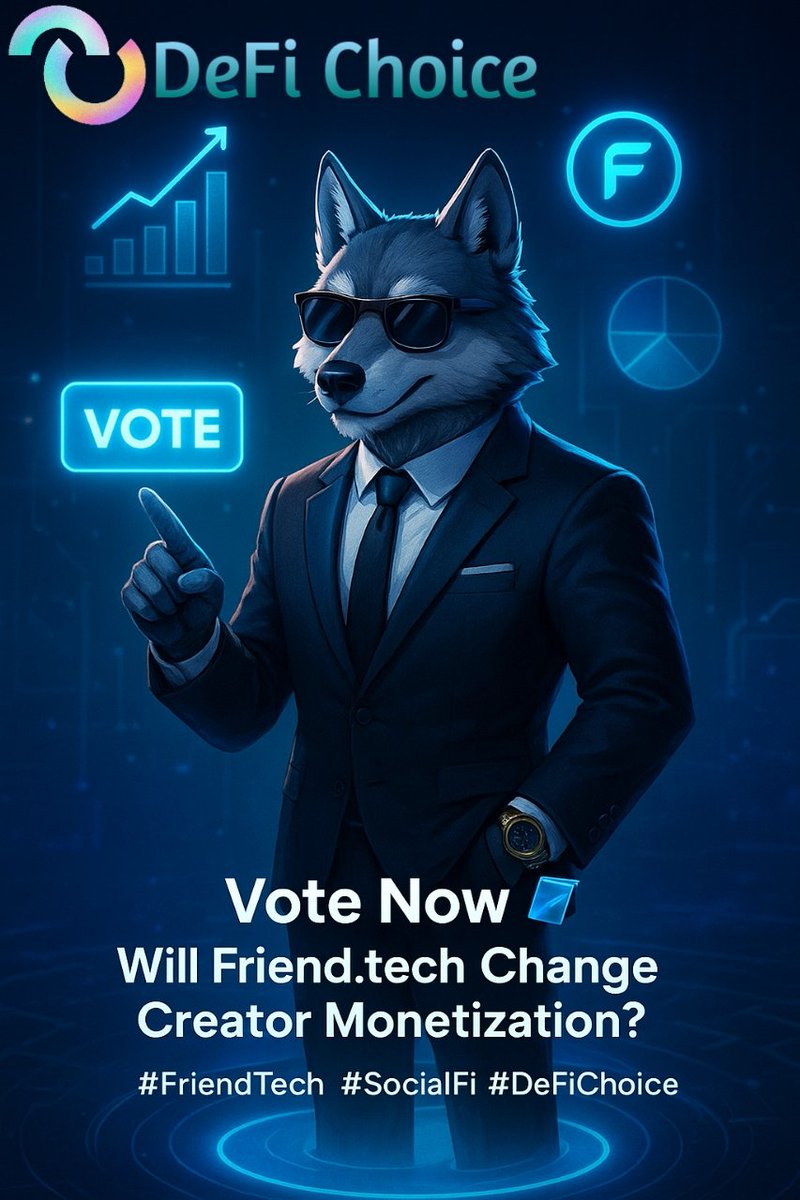 enemonajame's tweet image. ♦️Could Friend.tech be the game-changer for how influencers earn from their communities?
Cast your vote 👇

✅ Yes – it’s the future
❌ No – just another hype

🔗 Explore more on DeFi Choice: x.com/DeFiChoice/sta…

#DeFiChoice #FriendTech #SocialFi #CryptoCommunity