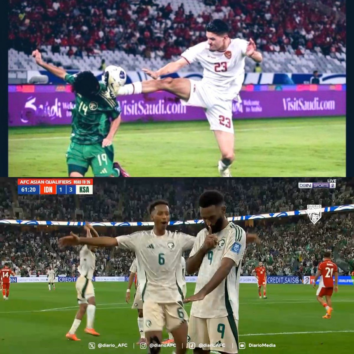 🤫 فراس البريكان يرد على منشور لاعب اندونيسيا..  Too SMALL 🤏
