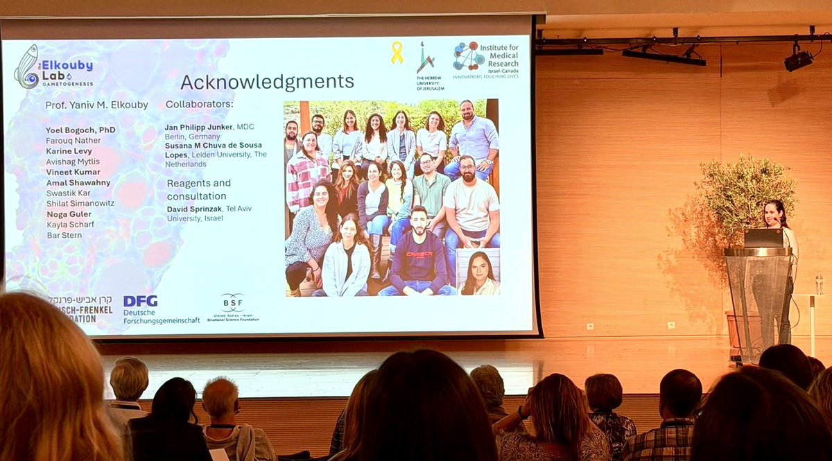 YanivElkouby's tweet image. Super proud of @neta_hart1 for being awarded the travel grant by @The_ScienceBank and for delivering an excellent talk at the Notch Signaling Meeting about her pioneering work on newly identified mode of early oogenesis in #zebrafish and human, regulated by Notch (more to come!).