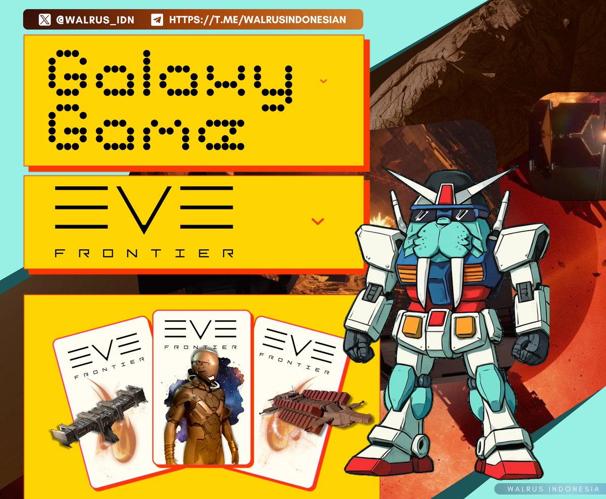 Walrus_IDN's tweet image. Halo Komunitas Walrus Indonesia! @EVE_Frontier kini membangun galaksi barunya di @SuiNetwork, didukung oleh teknologi @WalrusProtocol untuk memastikan data terpercaya dan transparan dalam skala besar. Setiap elemen dari sistem per&apos;bintang-an hingga keputusan pemain, tercatat…