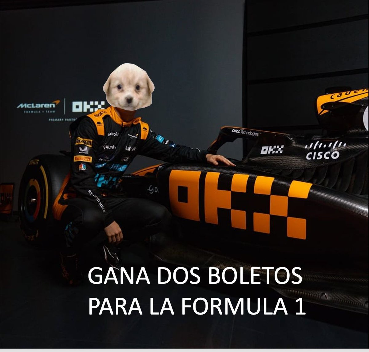 $DOGGY TE LLEVA A LA FÓRMULA 1 

DOS GANADORES SE LLEVARÁN UN PASE DOBLE PARA LA F1 EN CDMX ESTE 24 DE OCTUBRE 🇲🇽

COSTO ORIGINAL DE LOS BOLETOS: $450 USD

¿Cómo participar?

Compra $50 USD de $DOGGY , bloquéalos a 2 años y deja el hash en los comentarios 
(instrucciones de