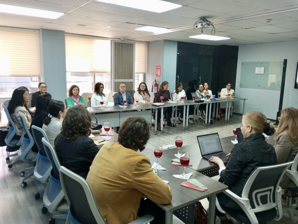 La Embajadora <a href="/MBasakYalcin/">Başak Yalçın</a> asistió a la reunión plenaria de <a href="/MEGECIEcuador/">Mesa de Género de la Cooperación Internacional</a>, durante la cual discutimos acerca de nuestra agenda de cooperación para el beneficio de las mujeres.
#NoHayExcusa
<a href="/onumujeresEcu/">ONU Mujeres Ecuador</a>
<a href="/CancilleriaEc/">Cancillería del Ecuador 🇪🇨</a>