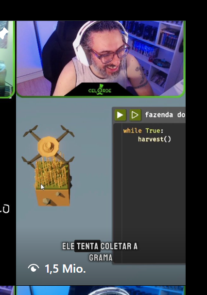 Lancei um corte de gameplay ontem, passou do milhão de view e a quantidade de pessoas jogando o jogo DOBROU!!

Cês são muito top