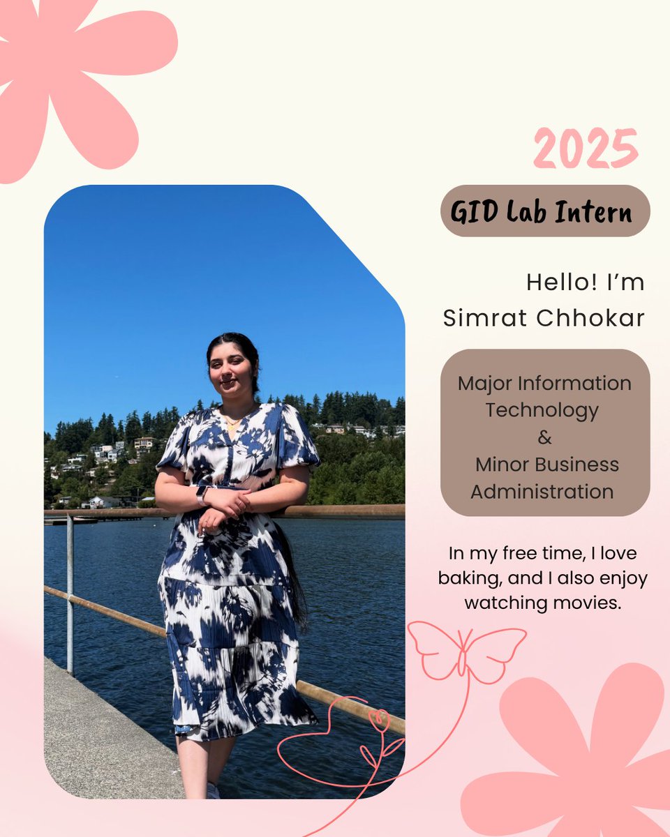 Meet our 2025-26 GlD Lab Interns! 🌟

✨ Jessica Sellers – Information Technology major with a minor in Innovation &amp; Design
✨ Mahmadkaif Ghanchi – Information Technology major
✨ Simrat Chhokar – Information Technology major with a minor in Business Administration