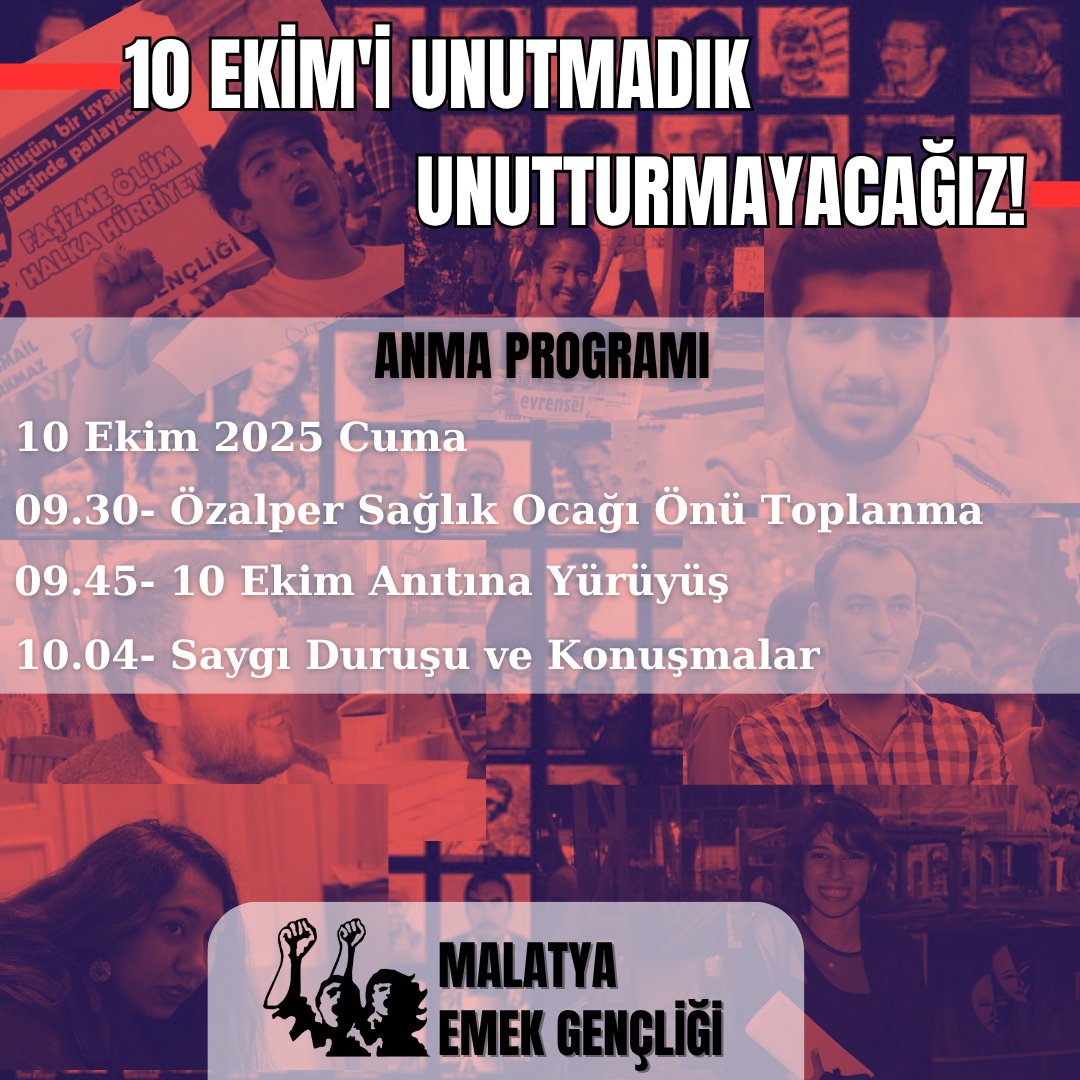 10. Yılında 10 Ekim'i Unutmadık, Unutturmayacağız!
#10Ekim