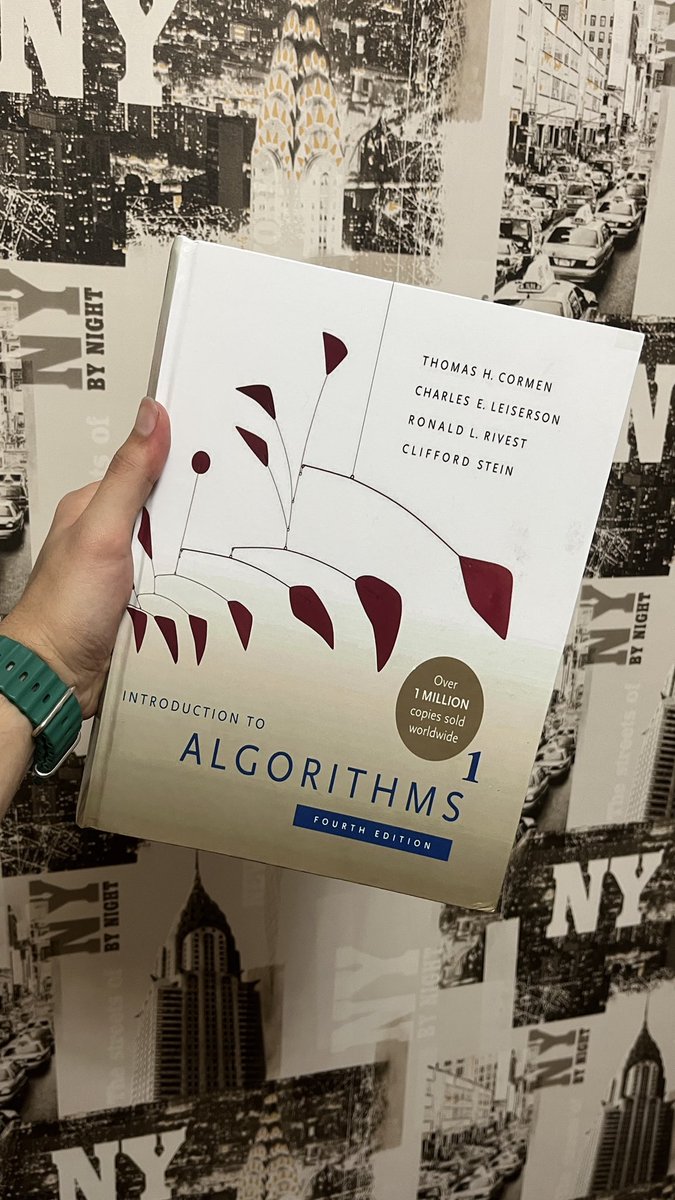 i_am_ata's tweet image. کتاب Introduction to Algorithms ✨

بلاخره اومد و همزمان با قبول شدنم تو ارشد ، یه کامبک خیلی قوی قراره بزنیم به دنیای الگوریتم و برنامه نویسی ❤️

و بازم کادینر دوست داشتنی ، رفیقای قدیمی من که گل کاشتن 🥹🫀

#Algorithms  #Programming