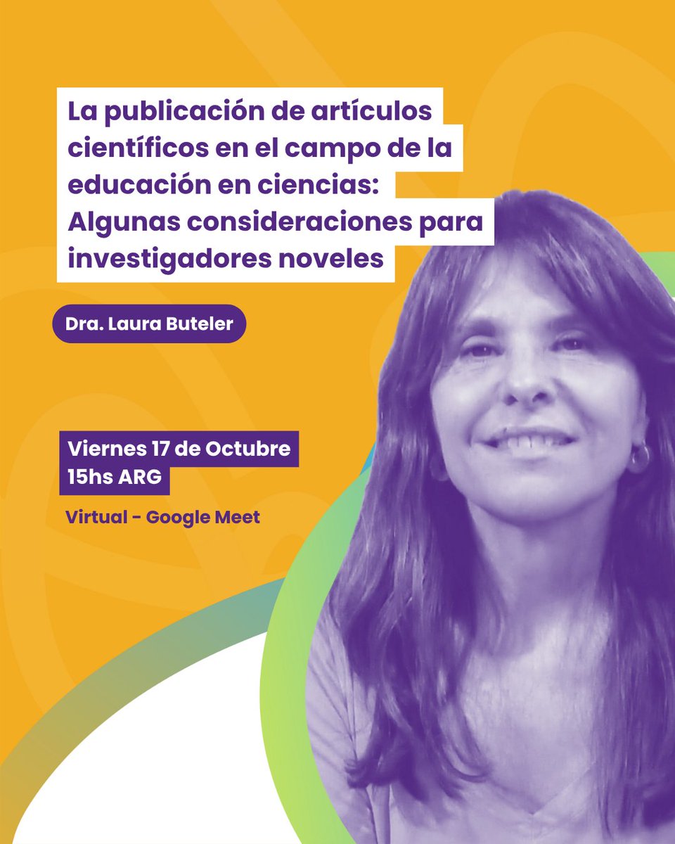 📢La Dra. Laura Buteler reflexiona sobre la importancia de publicar en educación en ciencias. Comparte herramientas para escribir, elegir revistas y publicar con criterio. Ideal para quienes comienzan a investigar. forms.gle/3yt5m58VwTFfLz…
#ComunicaciónCientífica #CienciaArgentina