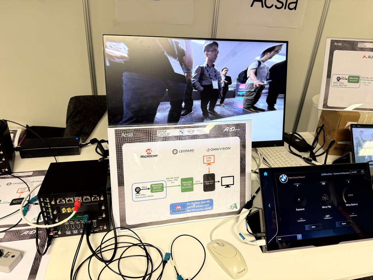 inc_leopard's tweet image. What a week at #AutoSens Barcelona! 🚗📷
👏 Huge thanks to our amazing partners for making the joint demos shine: @KD_Corporate  XYLON, @AvivaLinks , @DXOMARK , @onsemi , @MicrochipTech  , @BMW . 

#ai #robotics #AutonomousDriving #Imaging #ComputerVision #EdgeAI #SensorFusion…