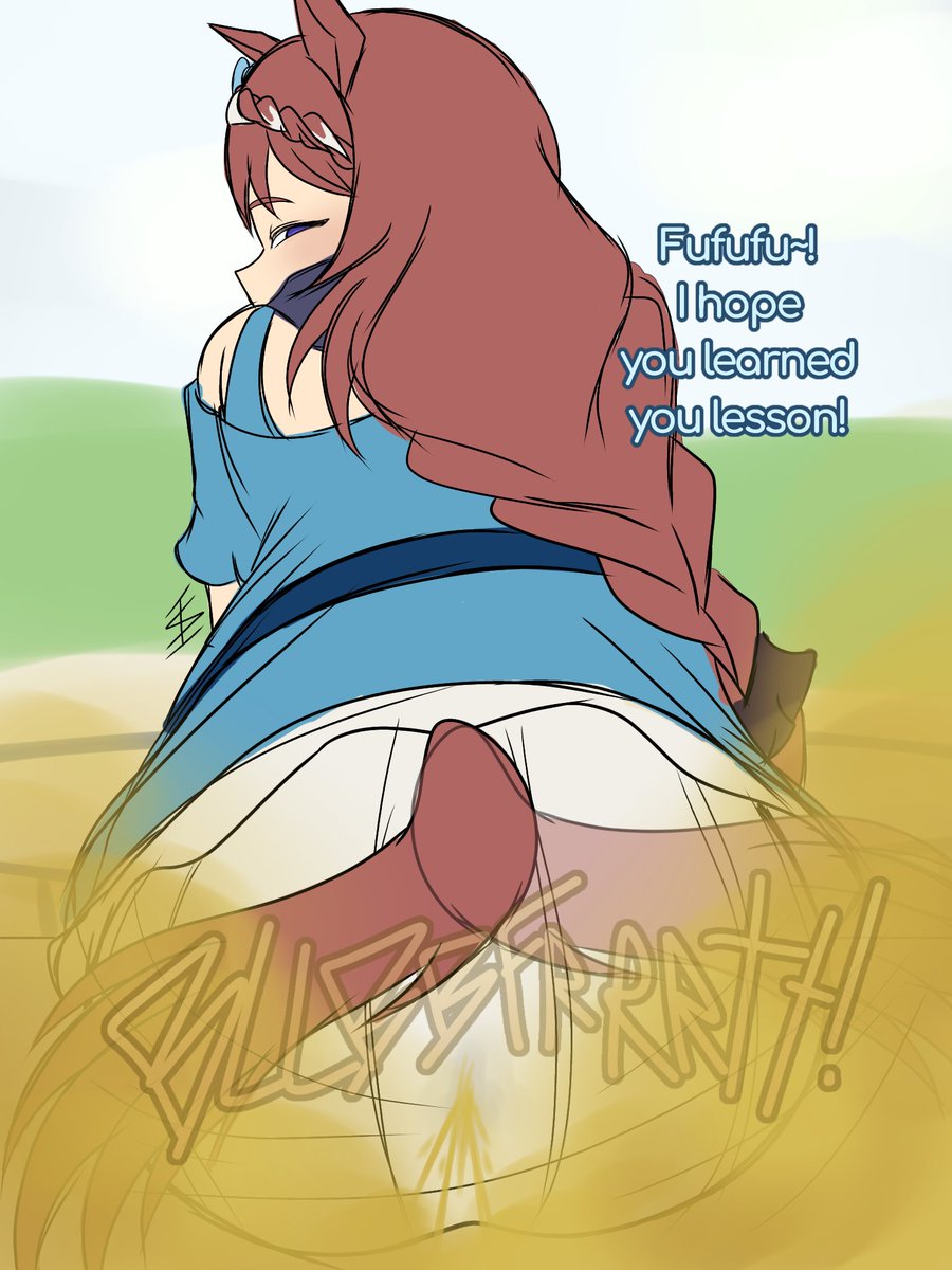 Super Reek, I mean, Super Creek punishing a naughty trainer, I think I'm the first one to draw her farting which is incredibly disappointing, get at it!!