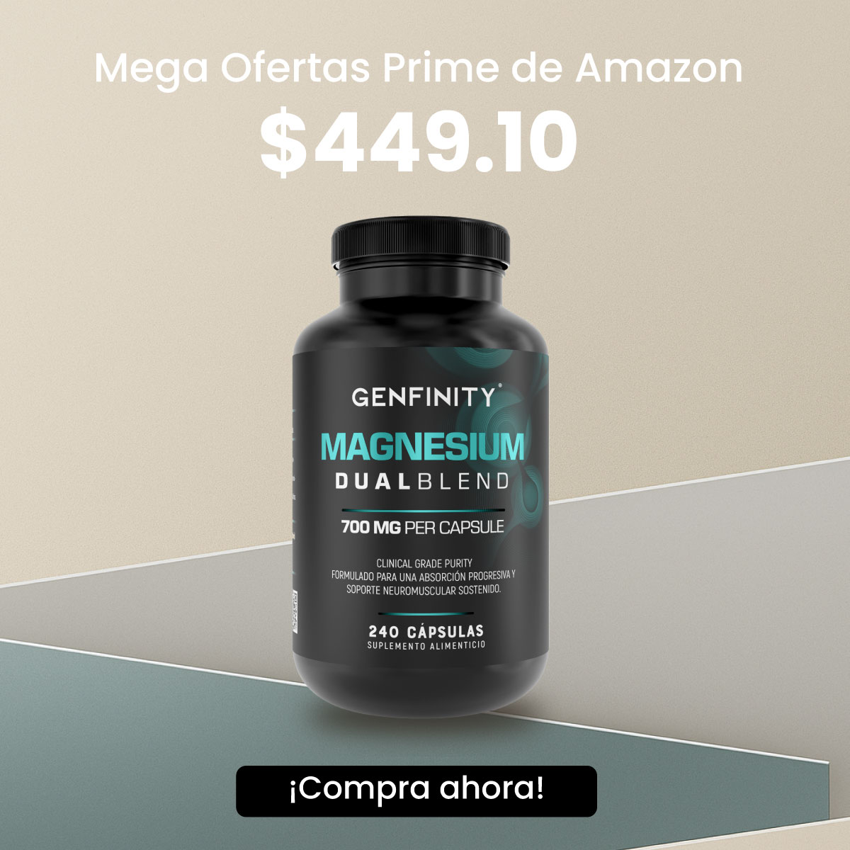 Genfinity_MX's tweet image. 🕒 ¡ÚLTIMO DÍA PARA APROVECHARLO! 💥

¡Magnesium Dual Blend ahora está ¡con descuento especial en Amazon! 🌿

🛒 Consíguelo aquí: a.co/d/jcGnIgf

#Amazon #Descuento #Genfinity #Magnesio #vidasaludable