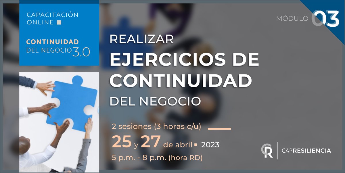 Octubre 2025 Mes de la Gestión de Continuidad del Negocio - mailchi.mp/capresiliencia…