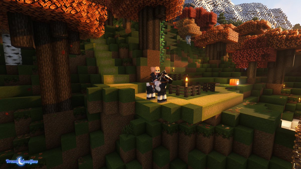 DreamyMoonGlow's tweet photo. This looks like a good place to build a kingdom ๐๐ก๏ธ๐๐ฐ #Minecraft #MinecraftHalloween #MinecraftAdventure https://t.co/Ofn5BNzG38