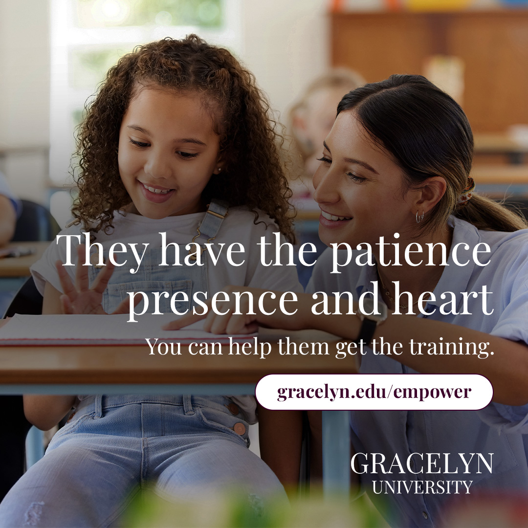 gracelynedu's tweet image. Patience. Presence. Heart. 💙 

Now give them the training.
👉 zurl.co/y3EVE 
.
.
.
#TeacherPipeline #FutureEducators #DistrictLeadership #EmpowerYourStaff #GracelynUniversity