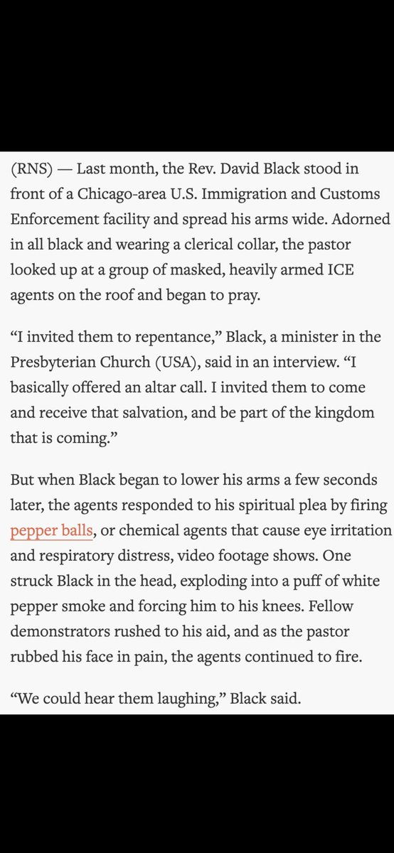 If you think you are “Christian” but support masked and armed ICE/Gestapo agents attacking/oppressing priests, women, children, and other innocent people just trying to live their lives you better hope you’re wrong about hell being real cuz you got a first class ticket buddy