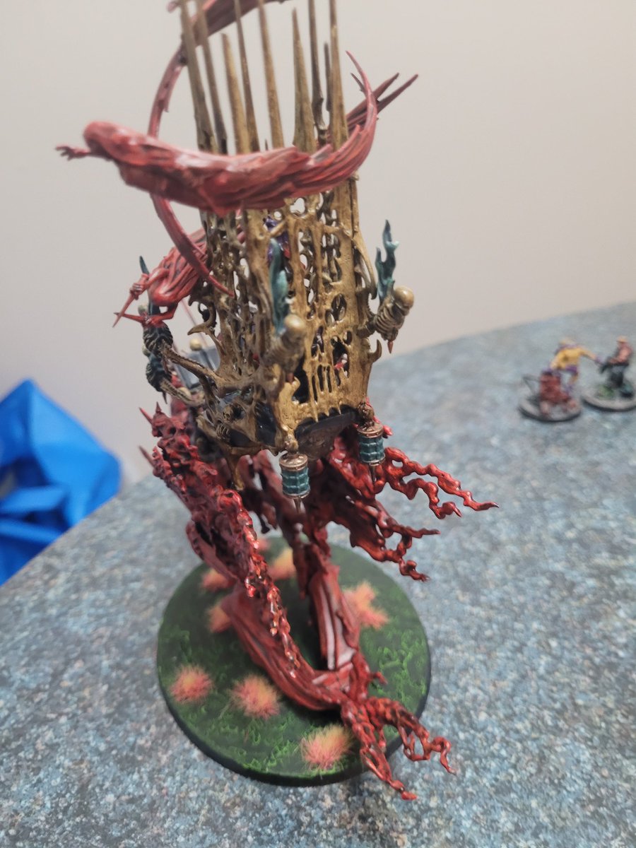 Did a self imposed 48 hour assembly/painting challenge on my Mortis Engine. What do you think?

#ageofsigmar
#48hourchallenge
#PaintingWarhammer