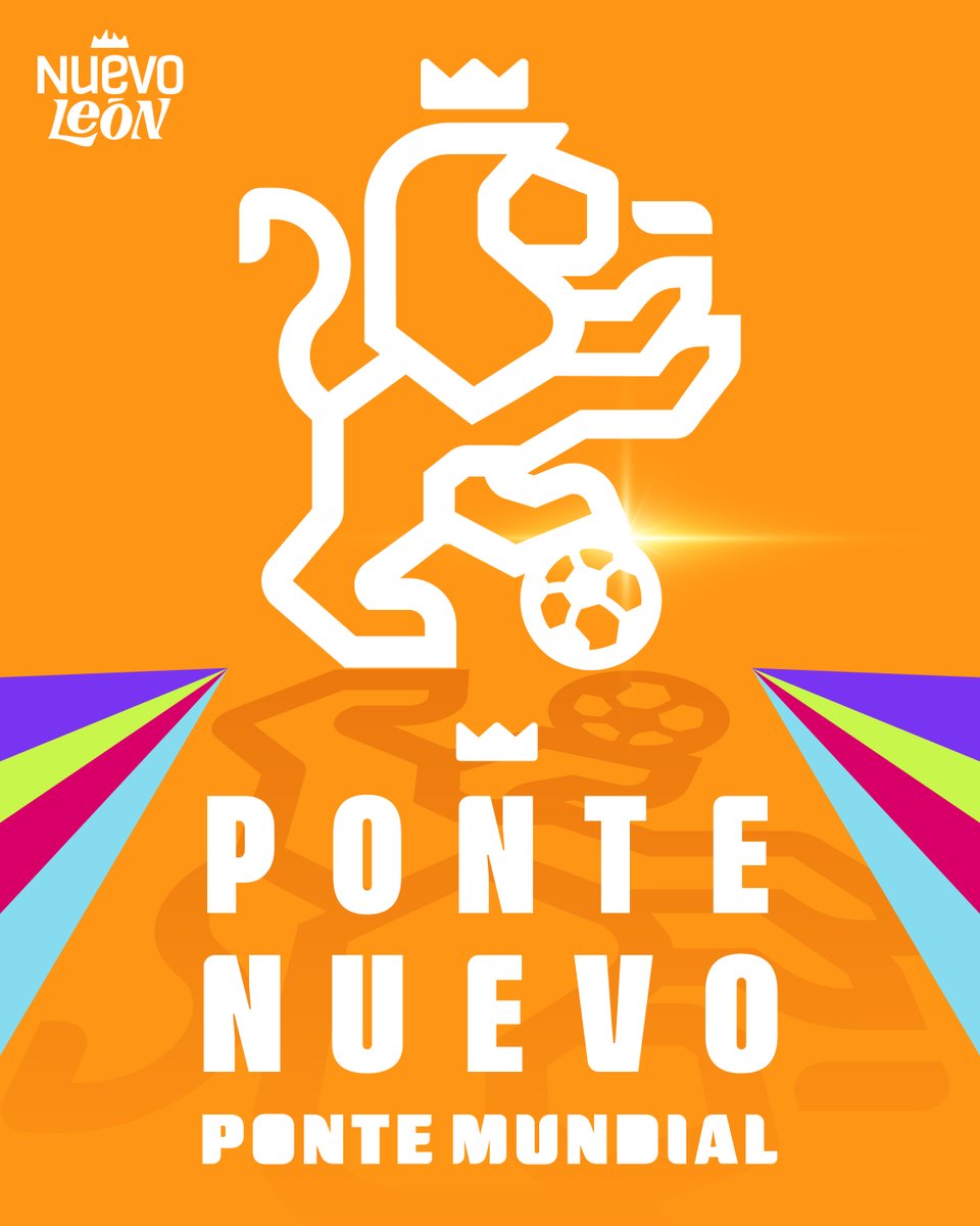 Estamos poniendo nuevo a Nuevo León para ser los mejores
¡Ponte Nuevo, Ponte Mundial! ⚽️🦁