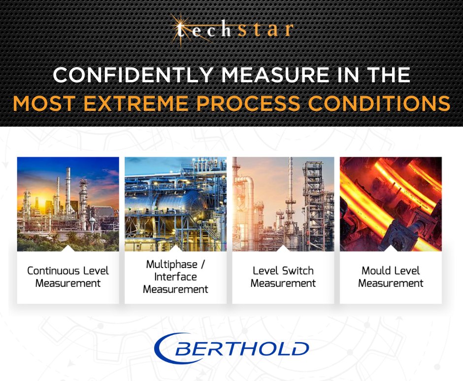 TechStarIS's tweet image. From high pressure and temperature to aggressive or abrasive media, Berthold delivers accuracy where conventional technology falls short, making it possible to measure even in the most extreme process conditions safely: na2.hubs.ly/H01tfPR0
#level #berthold #nuclear