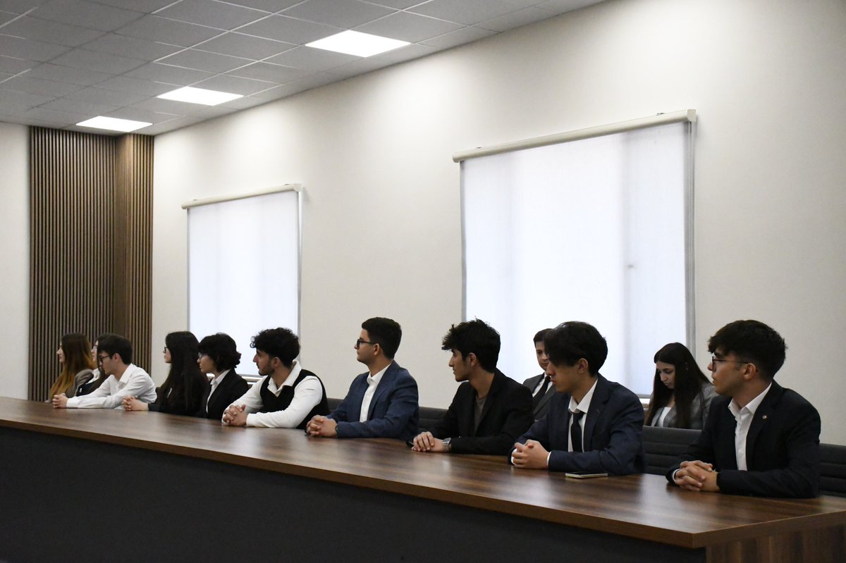 Sh_Bayramov's tweet photo. ✅ Met Karabakh University’s Enactus team who has represented Azerbaijan in the 2025 Enactus World Cup, in Bangkok, Thailand.
✅ Proud of our bright students!
✅ Deeply honoured to be a member of Karabakh University family!
🇦🇿🇦🇿🇦🇿
#Enactus #EnactusWorldCup #KarabakhUniversity https://t.co/3MfvxrLq4V